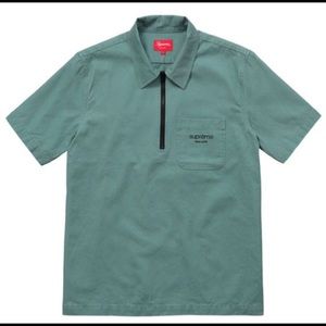 Supreme Half Zip Shirt